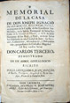 Presione para entrar a Memorial de la casa de Don Joseph Ignacio de San-Martín, Ruiz Peral... [Volumen 1]