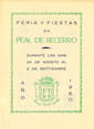 Presione para entrar a Programa de Feria de Peal de Becerro 1960