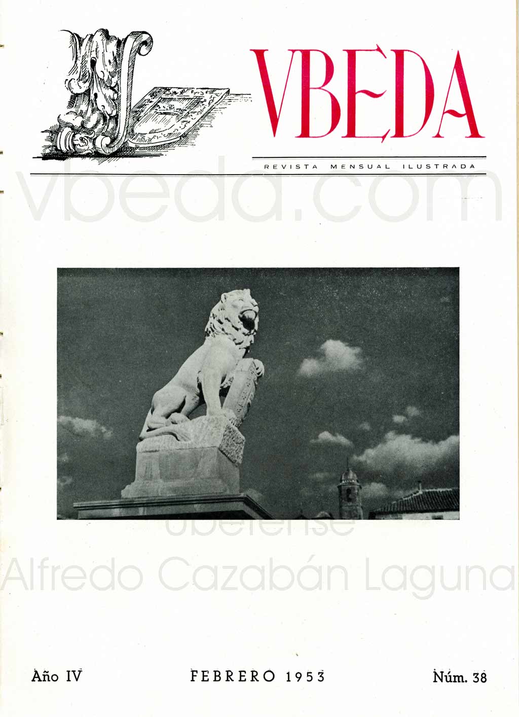 Revista Vbeda. Ao 4. N 38 de febrero de 1953