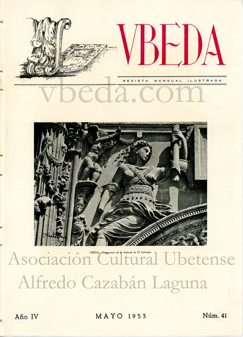 Revista Vbeda. Ao 4. N 41 de mayo de 1953