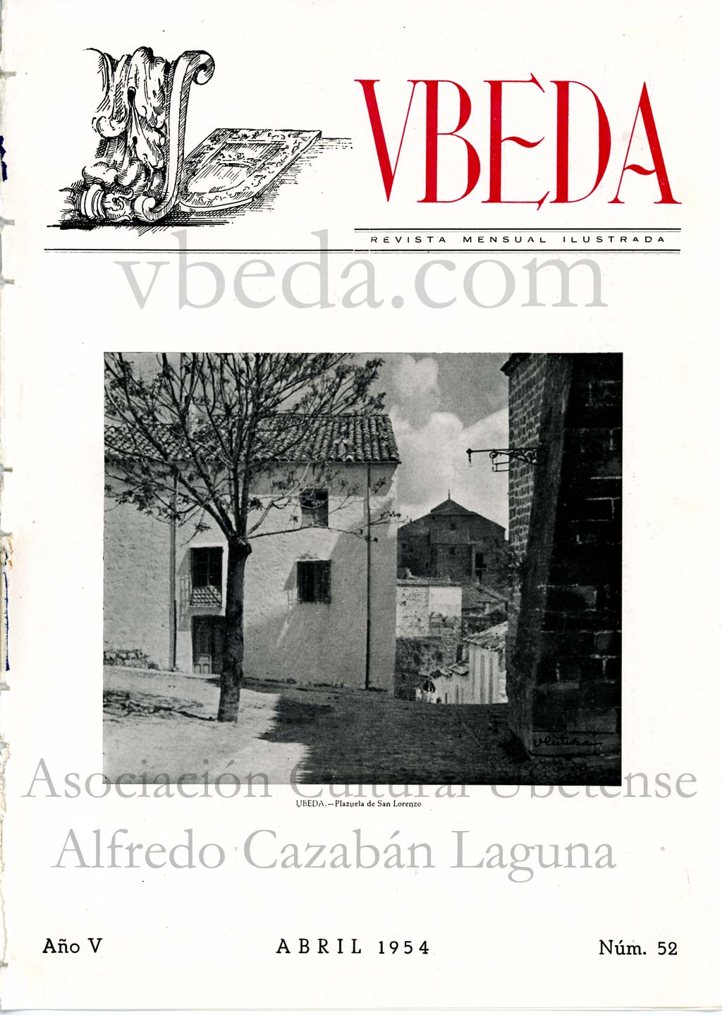 Revista Vbeda. Ao 5. N 52 de abril de 1954