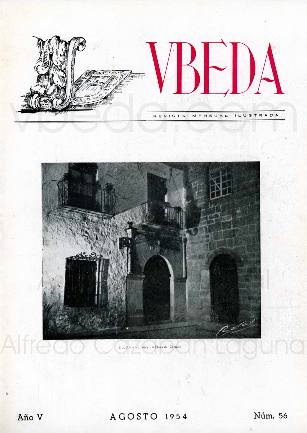 Revista Vbeda. Ao 5. N 56 de agosto de 1954