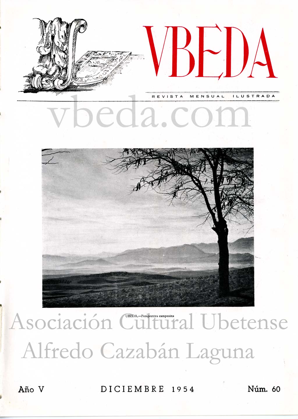 Revista Vbeda. Ao 5. N 60 de diciembre de 1954