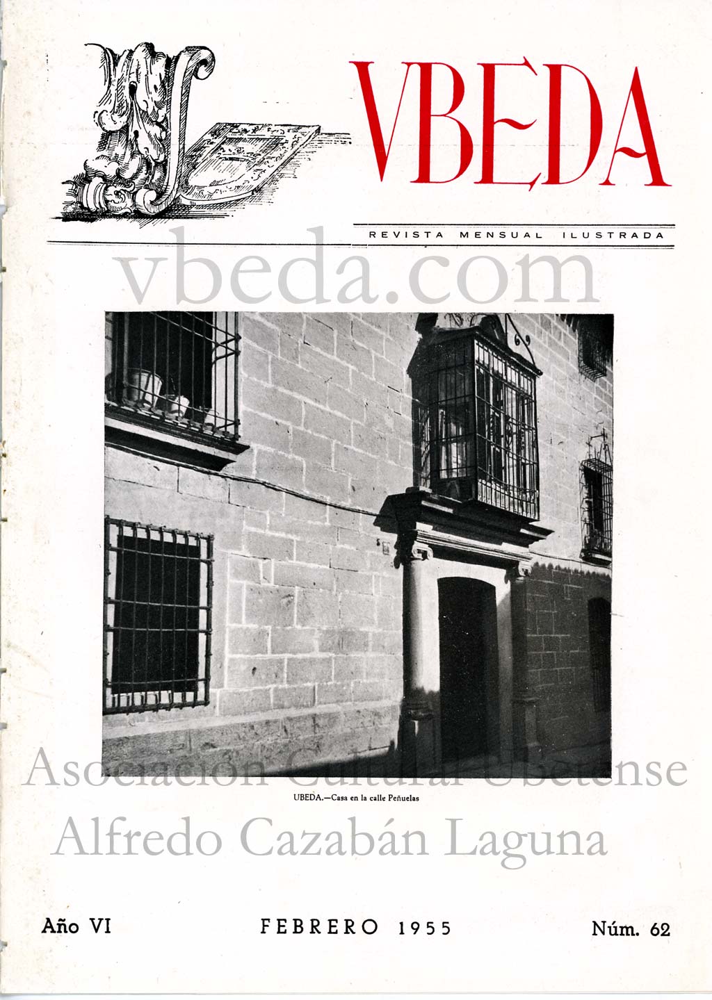 Revista Vbeda. Ao 6. N 62 de febrero de 1955