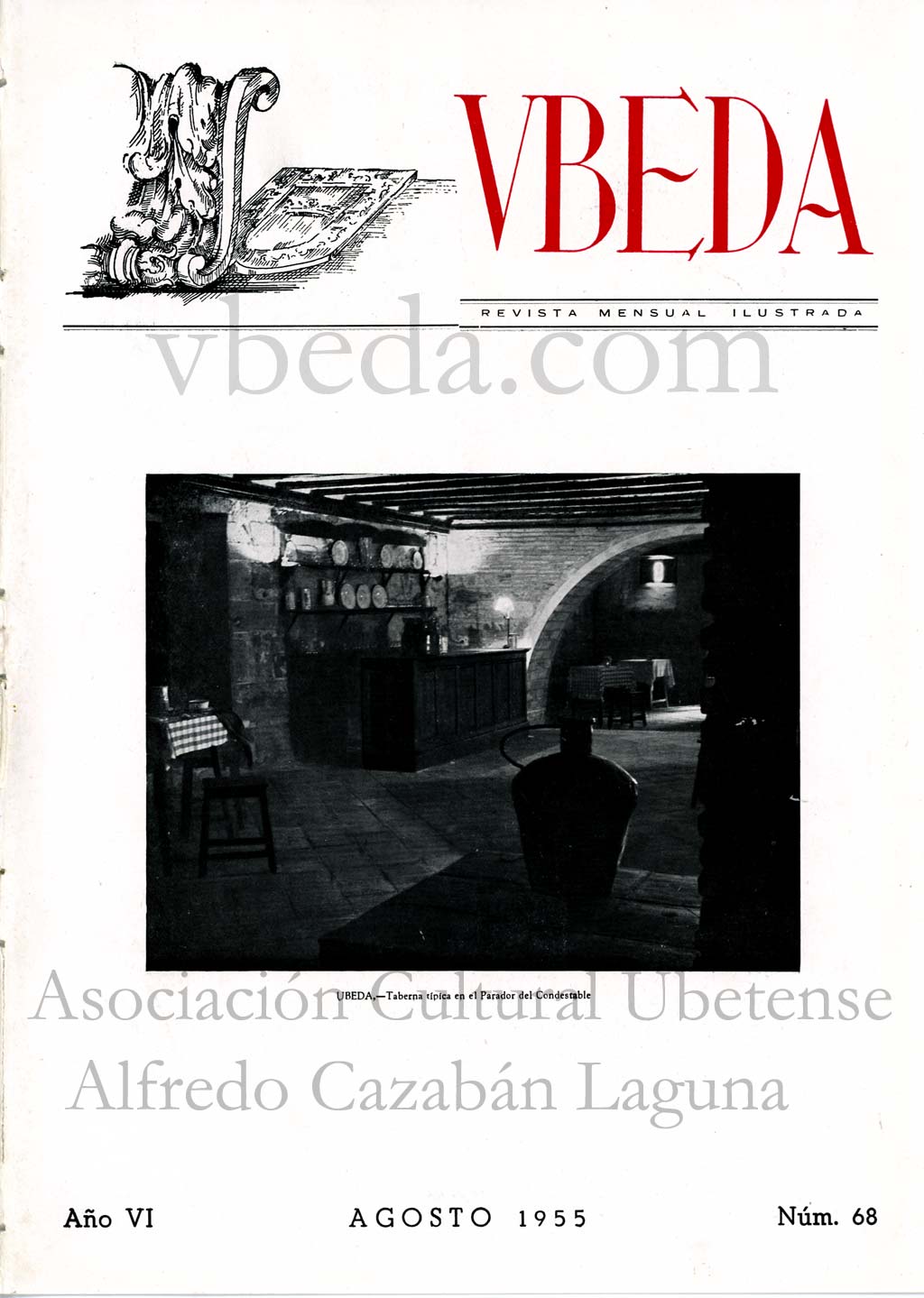 Revista Vbeda. Ao 6. N 68 de agosto de 1955