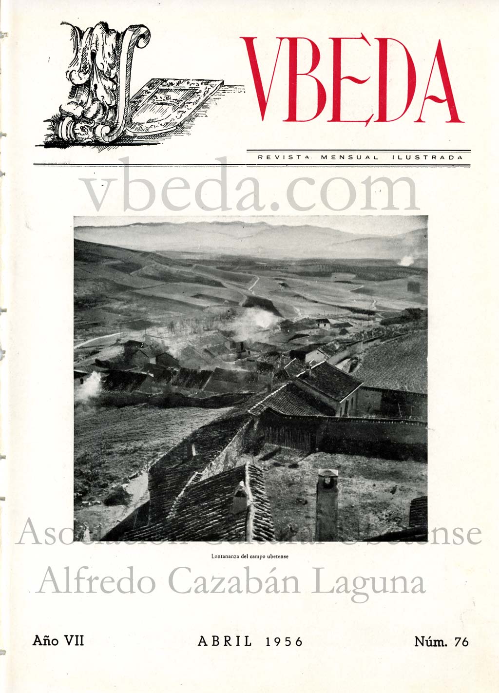 Revista Vbeda. Ao 7. N 76 de abril de 1956