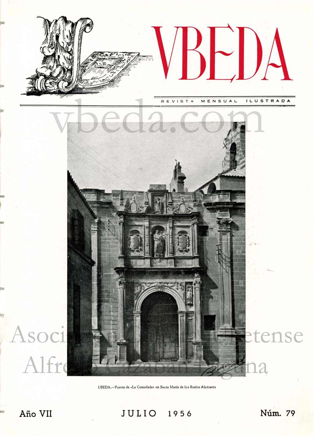 Revista Vbeda. Ao 7. N 79 de julio de 1956