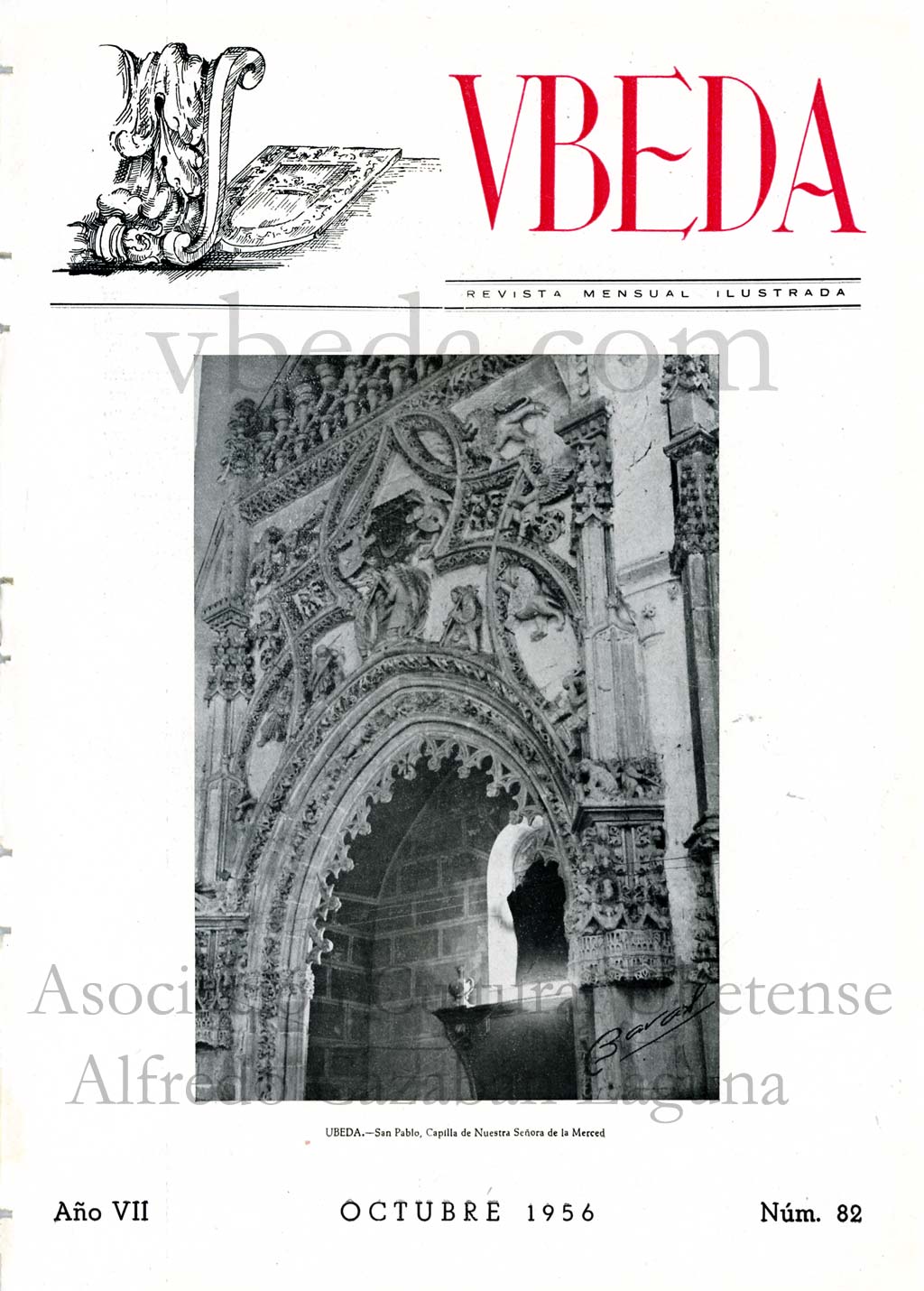 Revista Vbeda. Ao 7. N 82 de octubre de 1956