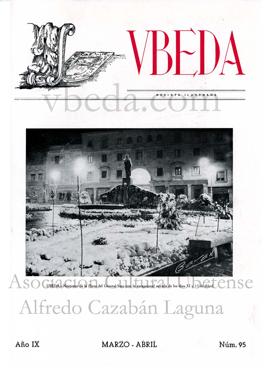 Revista Vbeda. Ao 9. N 95 de marzo-abril de 1958