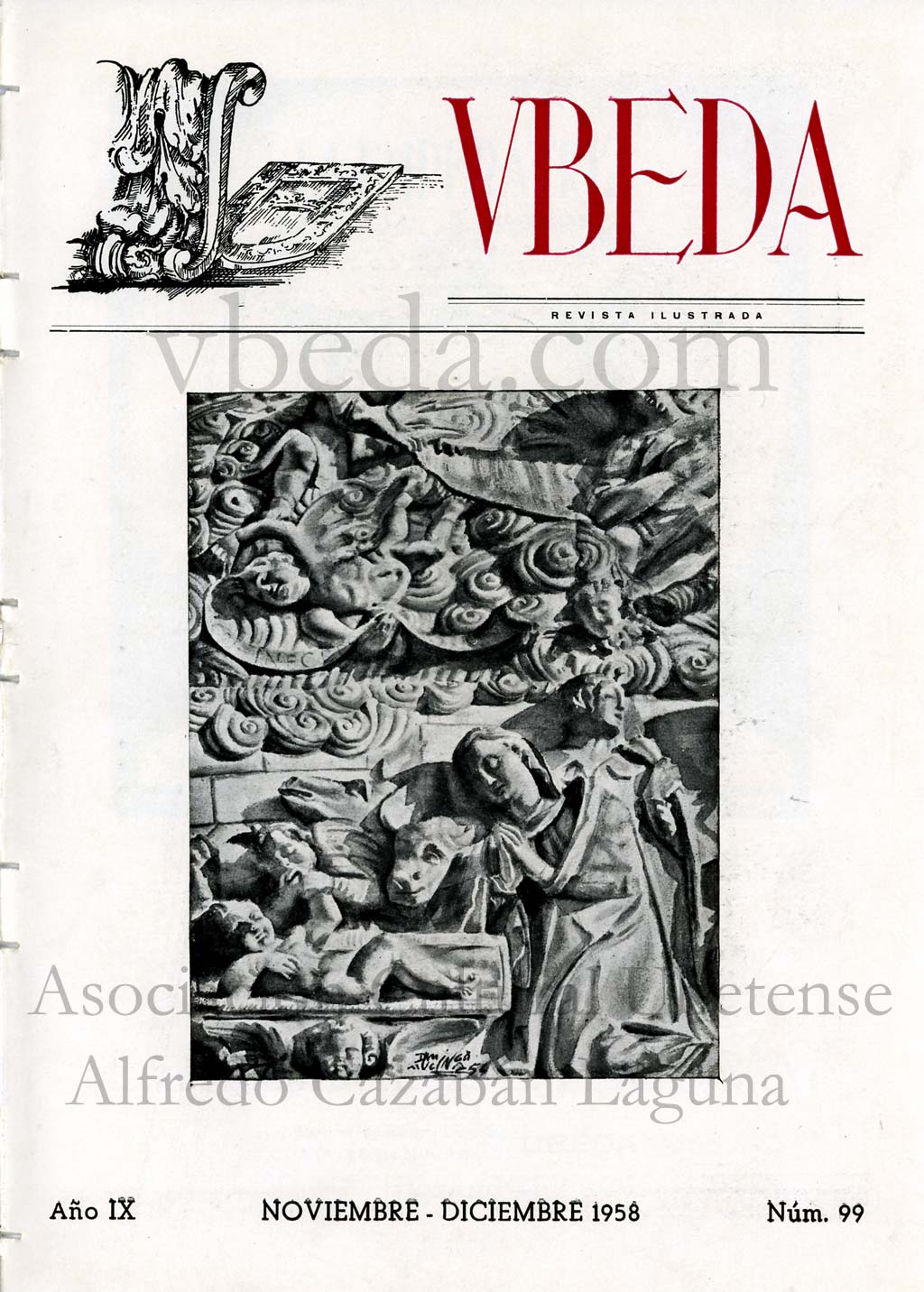 Revista Vbeda. Ao 9. N 99 de noviembre-diciembre de 1958