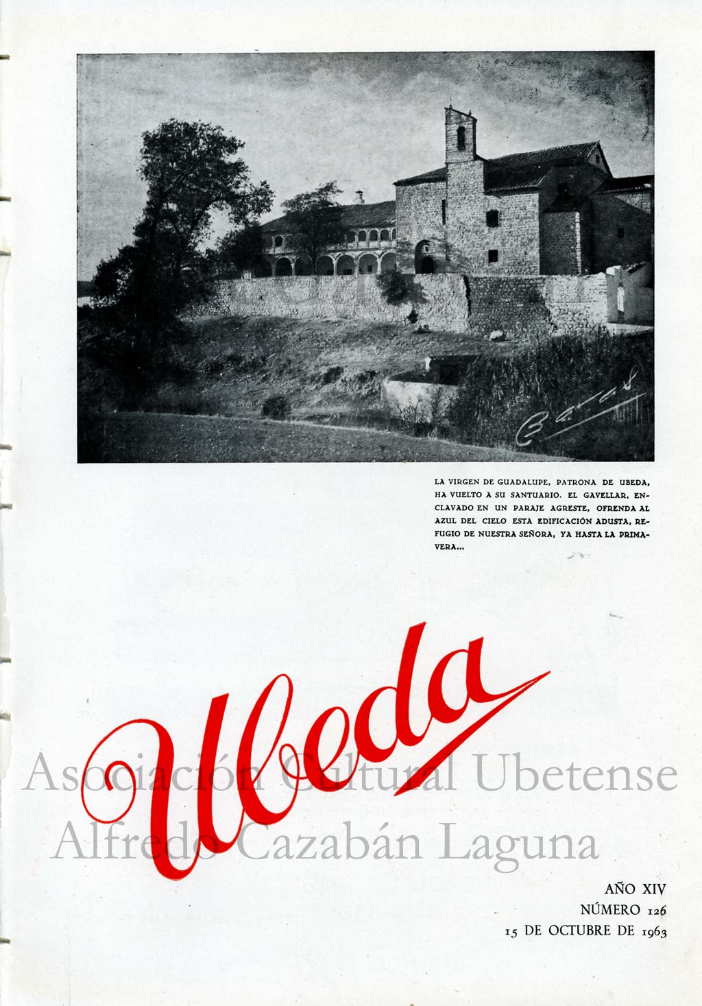 Revista Vbeda. Ao 14. N 126 de 15 de octubre de 1963