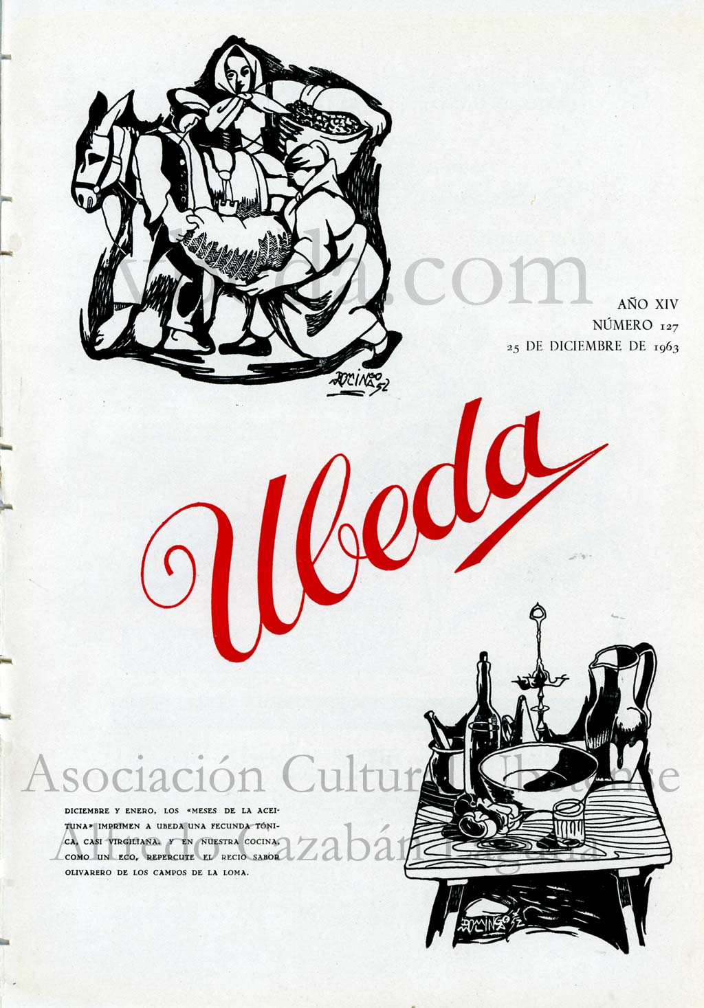 Revista Vbeda. Ao 14. N 127 de 25 de diciembre de 1963