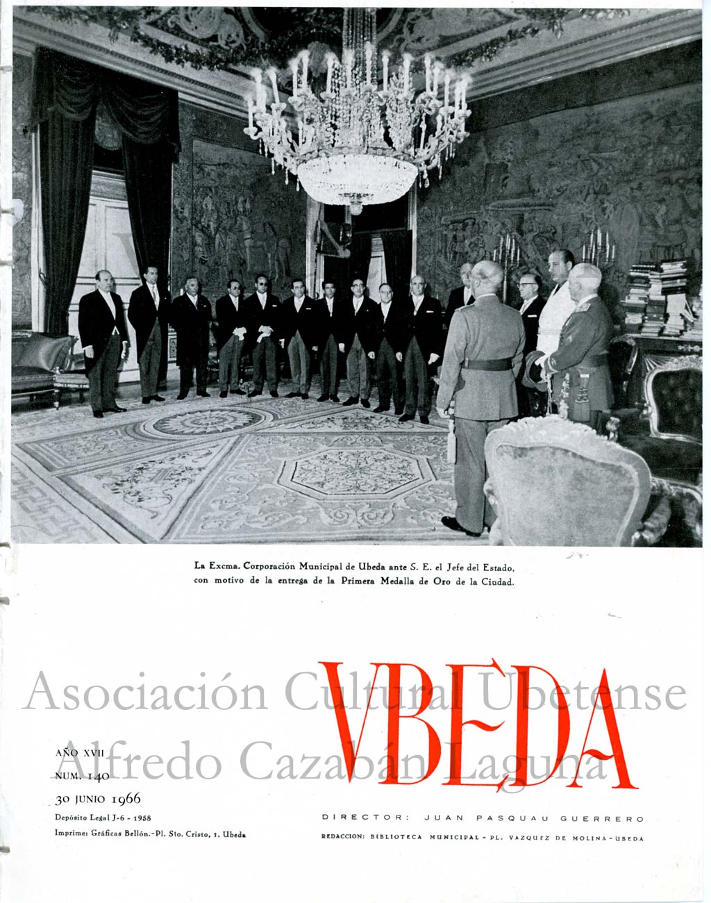 Revista Vbeda. Ao 17. N 140 de 30 de junio de 1966