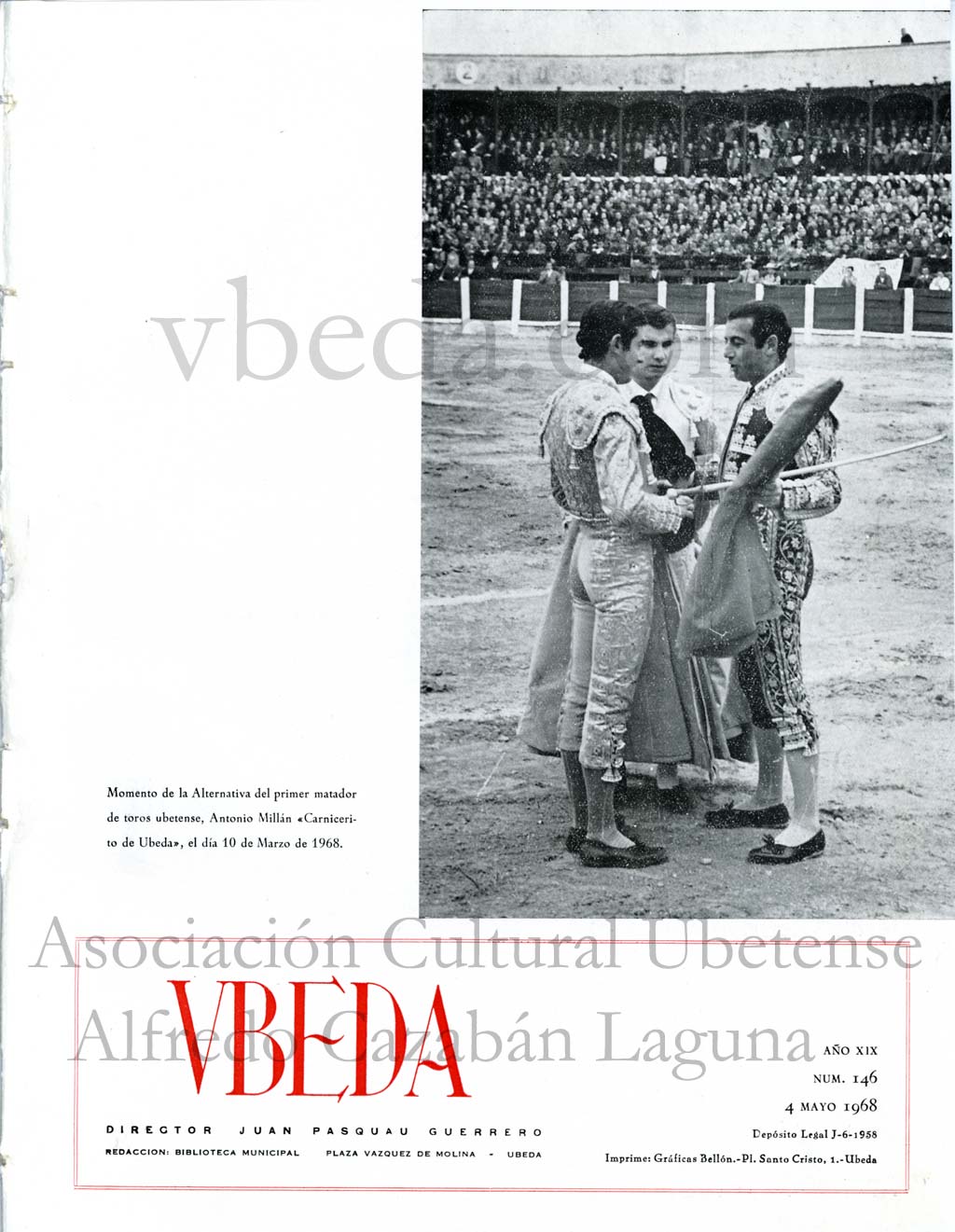 Revista Vbeda. Ao 19. N 146 de 4 de mayo de 1968