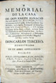 Presione para entrar a Memorial de la casa de Don Joseph Ignacio de San-Martn, Ruiz Peral... [Volumen 1]