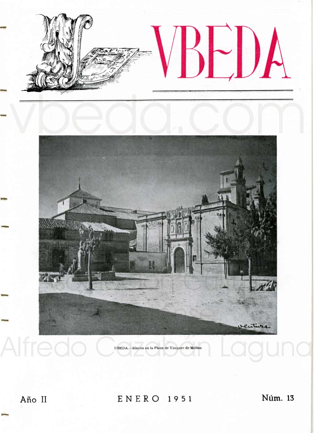 Revista Vbeda. AÃ±o 2. NÂº 13 de enero de 1951