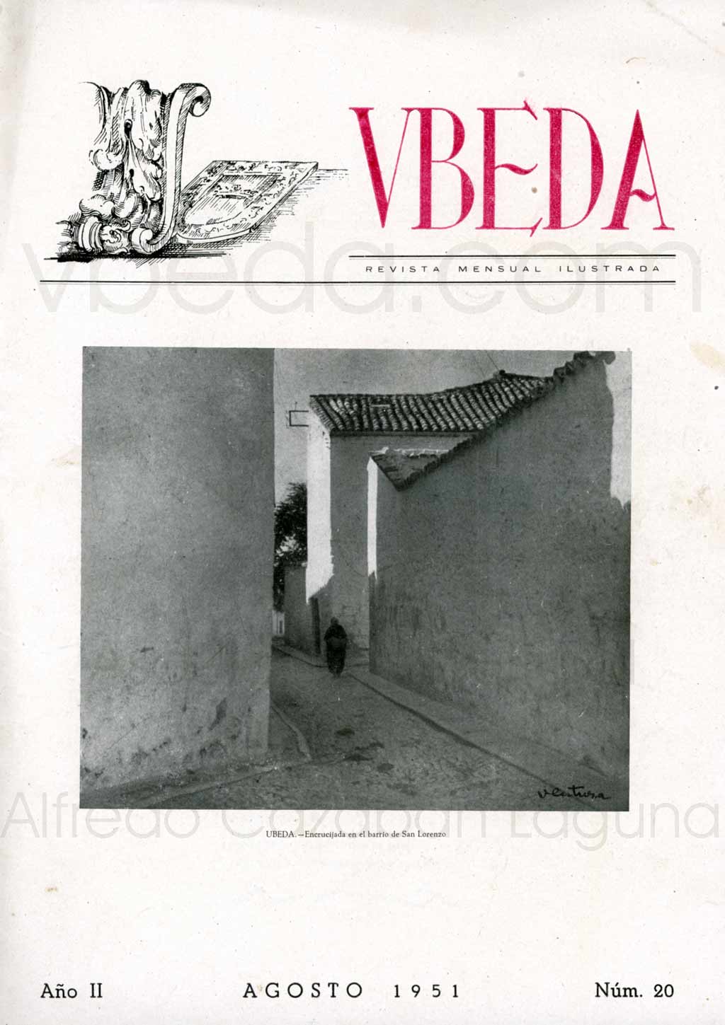 Revista Vbeda. AÃ±o 2. NÂº 20 de agosto de 1951