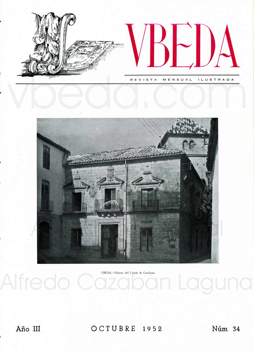 Revista Vbeda. Ao 3. N 34 de octubre de 1952