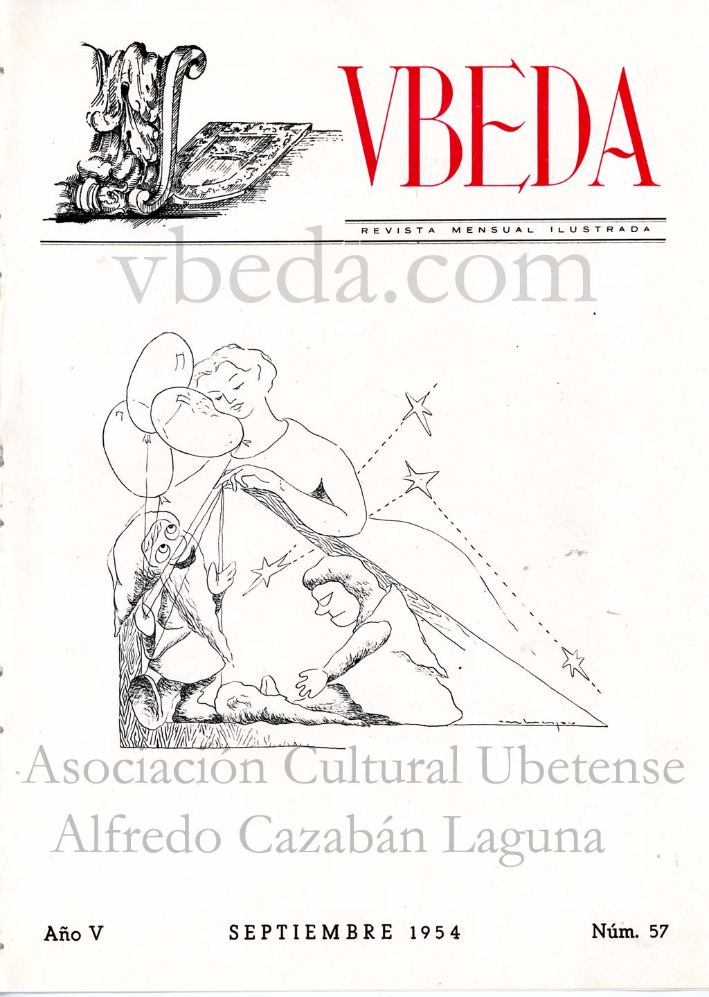 Revista Vbeda. AÃ±o 5. NÂº 57 de septiembre de 1954