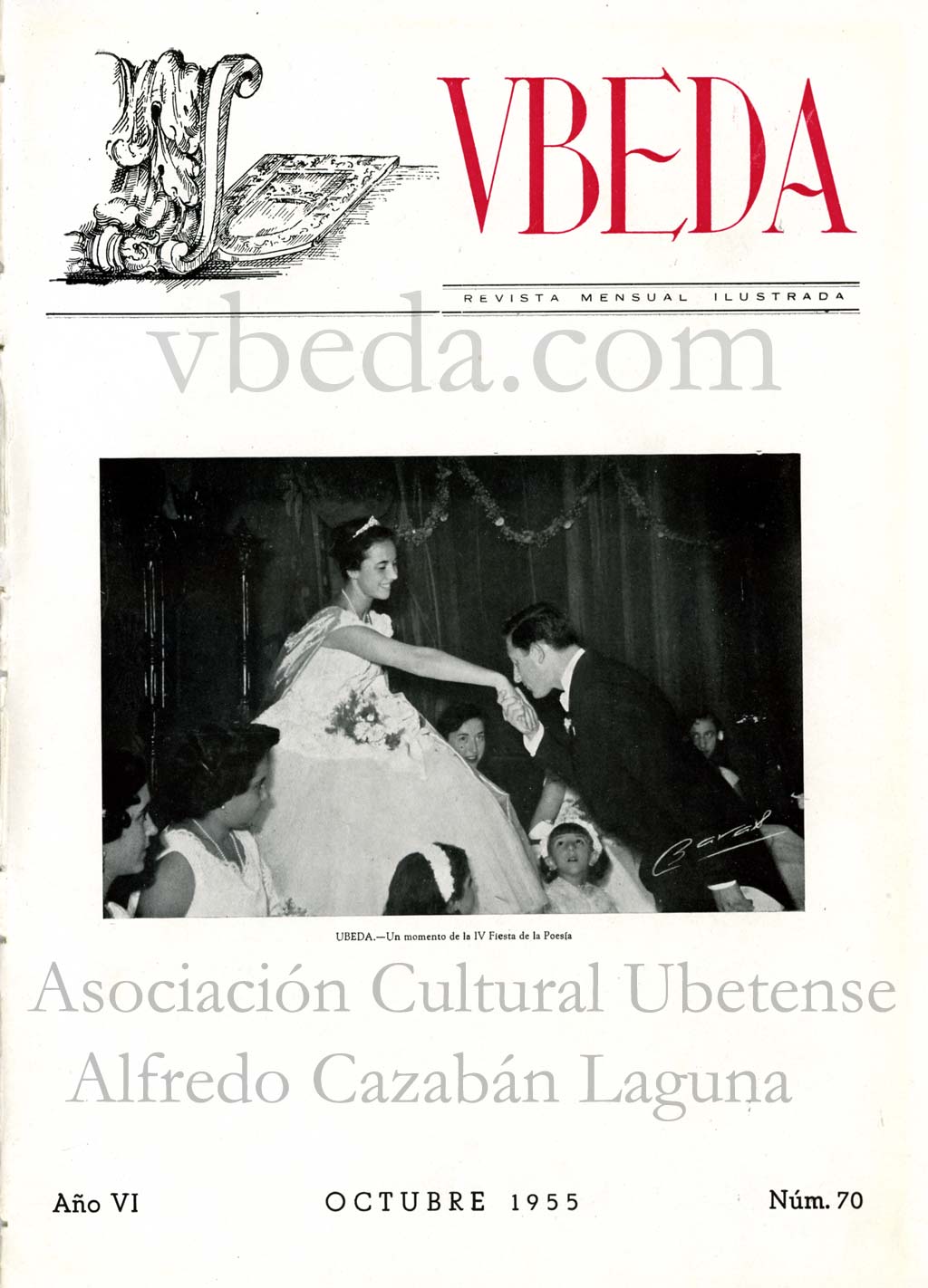 Revista Vbeda. AÃ±o 6. NÂº 70 de octubre de 1955
