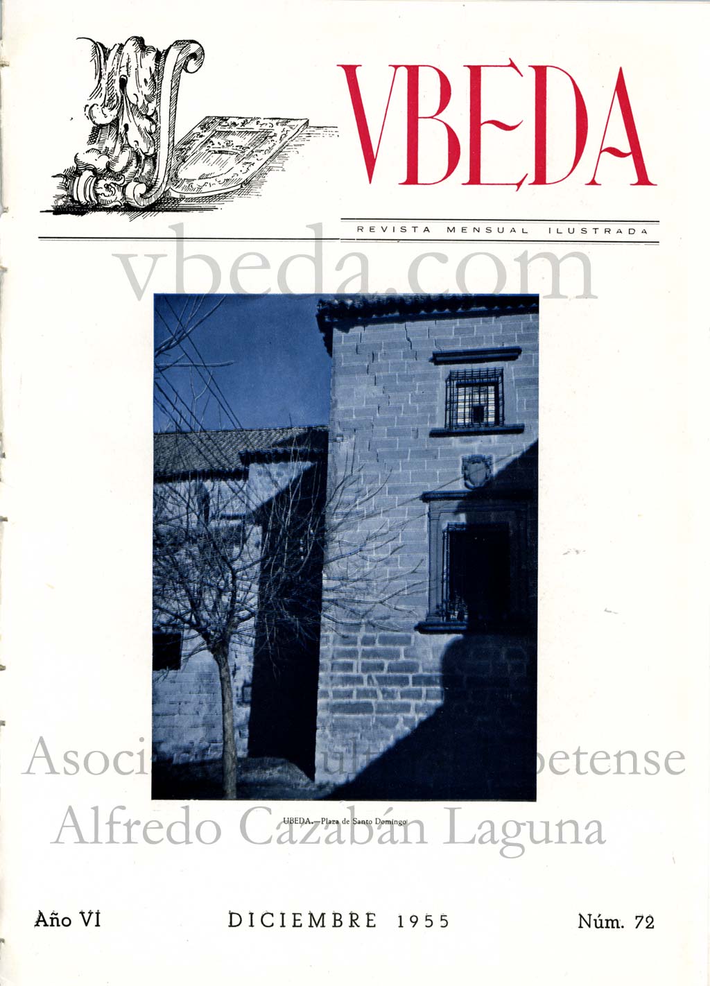 Revista Vbeda. Ao 6. N 72 de diciembre de 1955