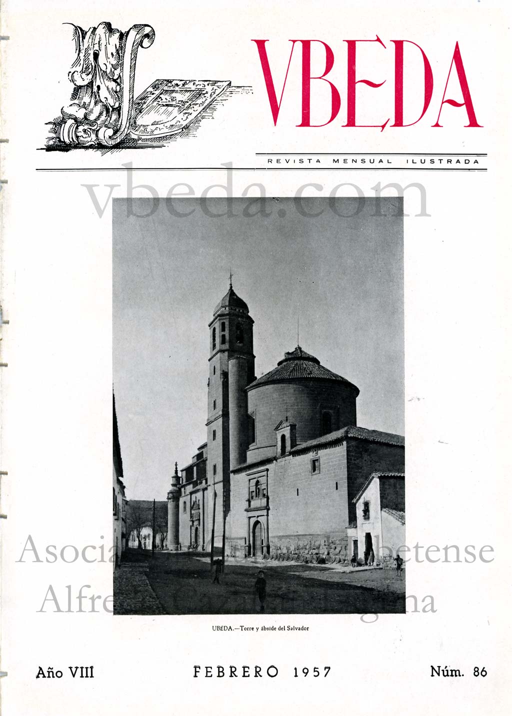 Revista Vbeda. AÃ±o 8. NÂº 86 de febrero de 1957