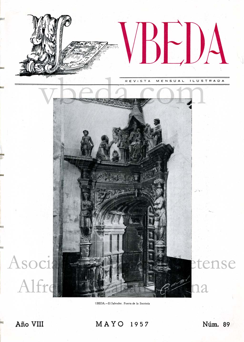 Revista Vbeda. AÃ±o 8. NÂº 89 de mayo de 1957