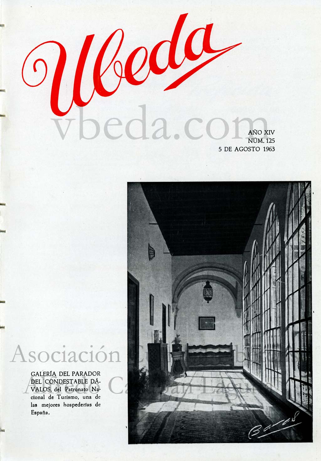 Revista Vbeda. AÃ±o 14. NÂº 125 de 5 de agosto de 1963